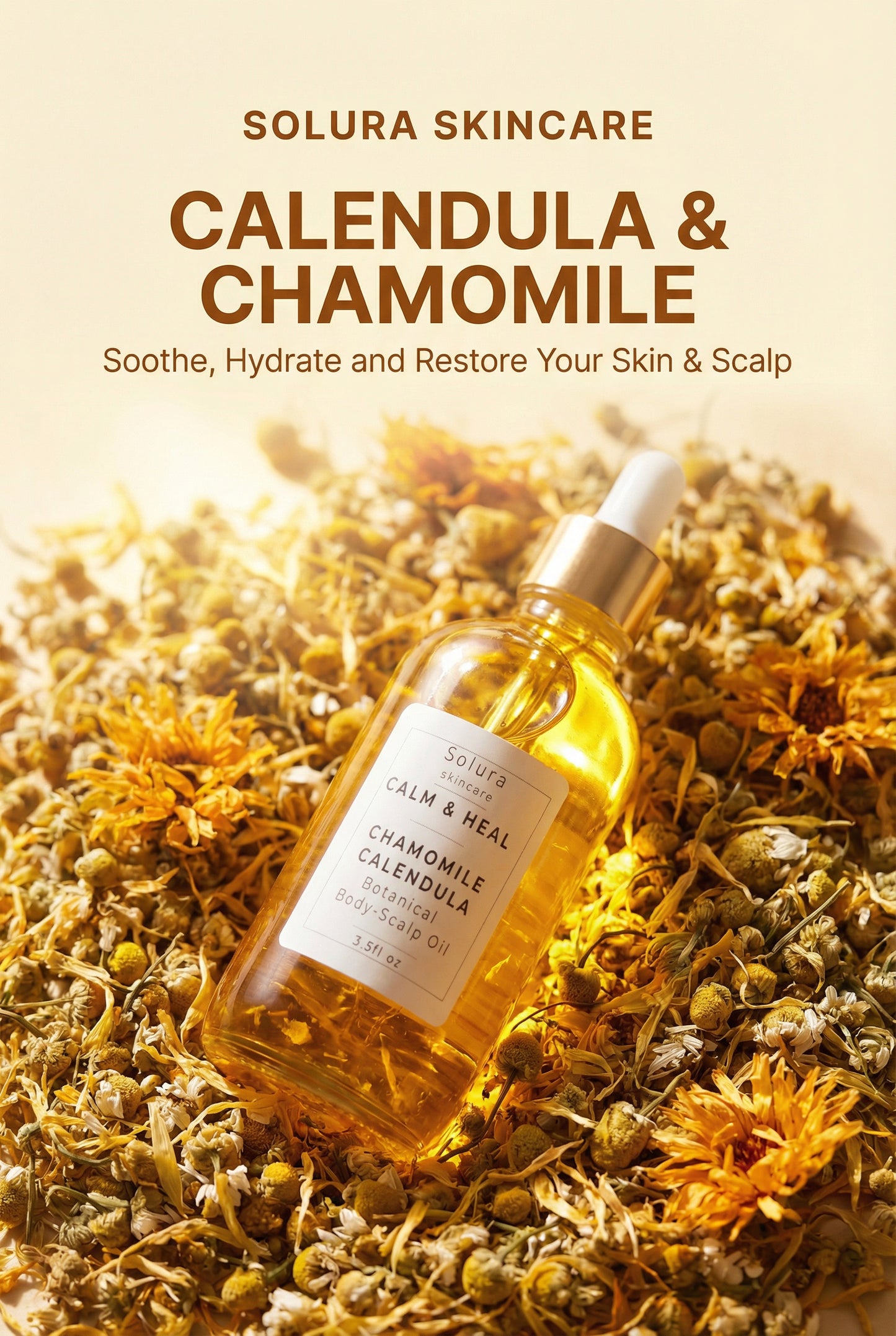 Calendula & Chamomile - Body & Scalp Oil.